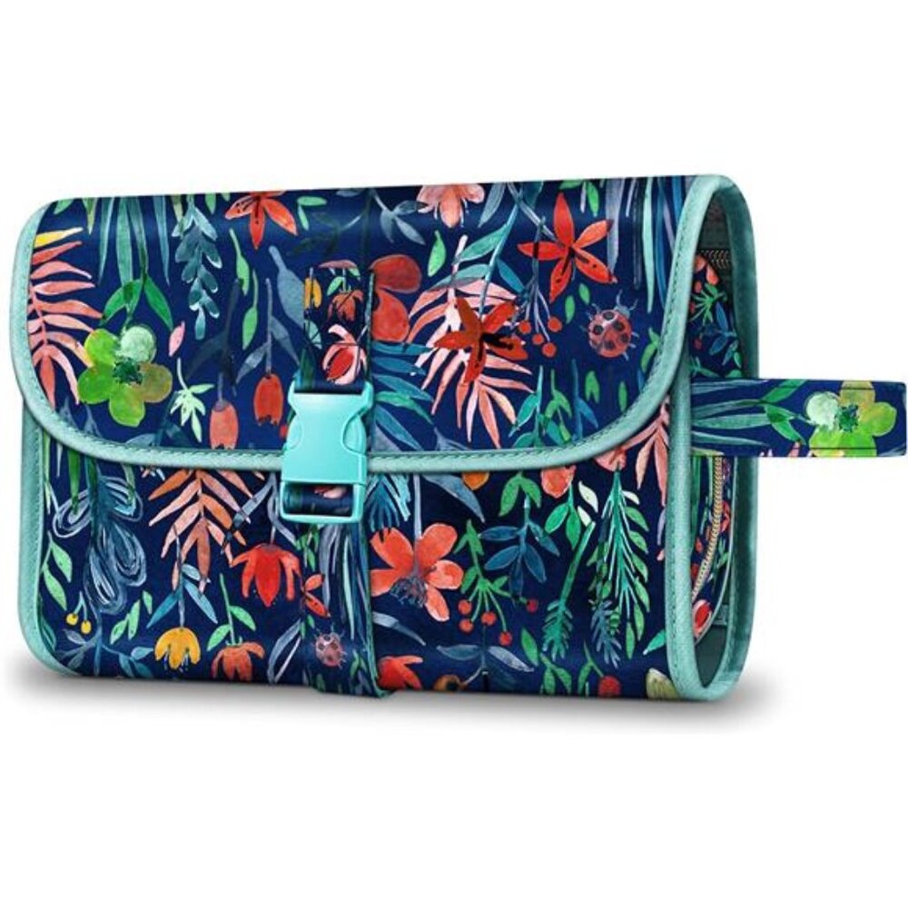 Portable Toiletry Cosmetic Travel Bag, Large Water Resistant Hanging